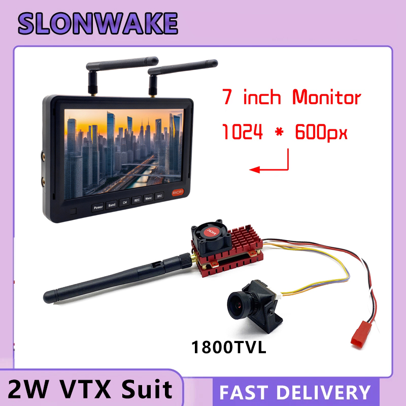 Drone Rc With Camera - SLONWAKE 5.8G 2W VTX FPV 1800TVL