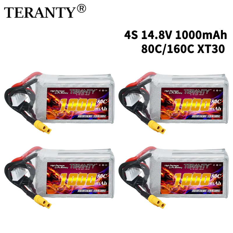 Drone Rc Link - TERANTY 4S 1000mAh 14.8V 80C/160C Lipo