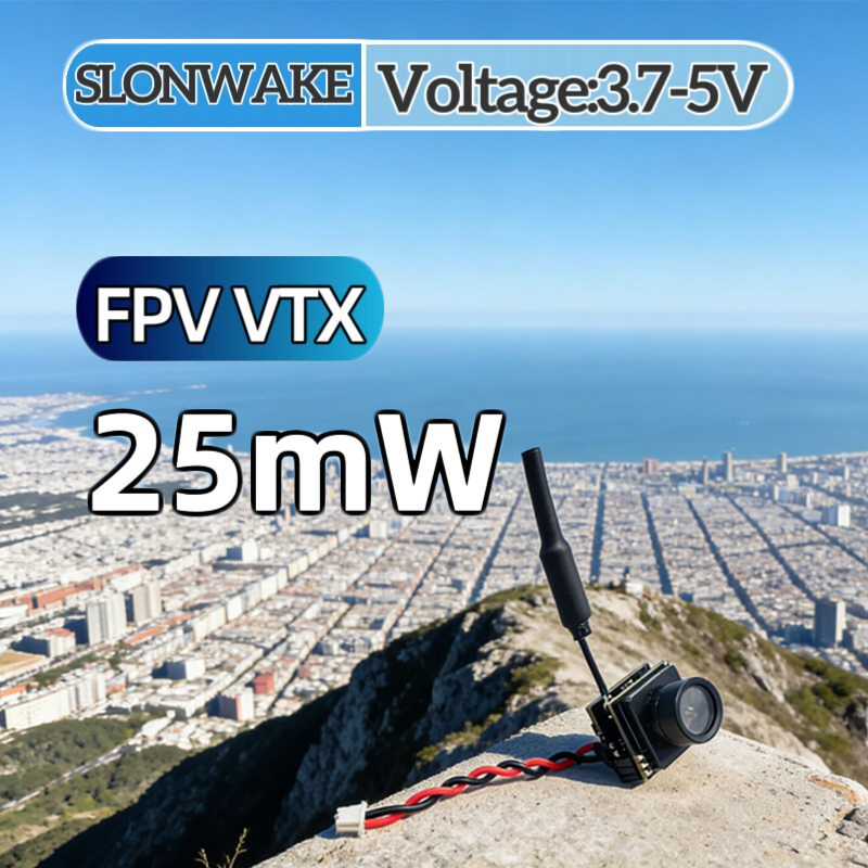 Drone Rc Transmitter And Receiver - SLONWAKE FPV 25mW power simulation VTX