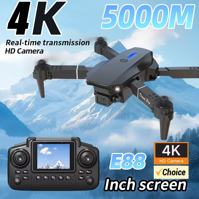 Drone Rc E88 Pro - 4K Dual-Camera HD Aerial Photography Dron