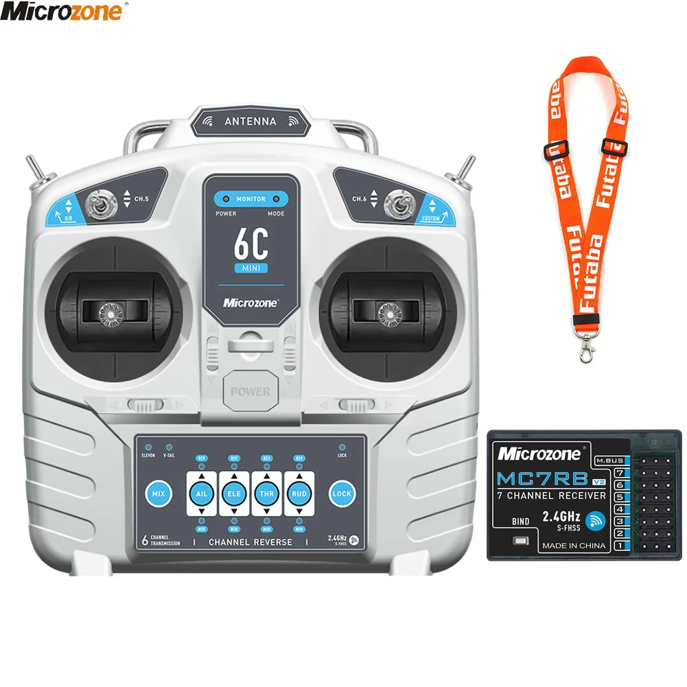 Drone Rc Transmitter And Receiver - MicroZone MC6C Mini V2 2.4G 6CH