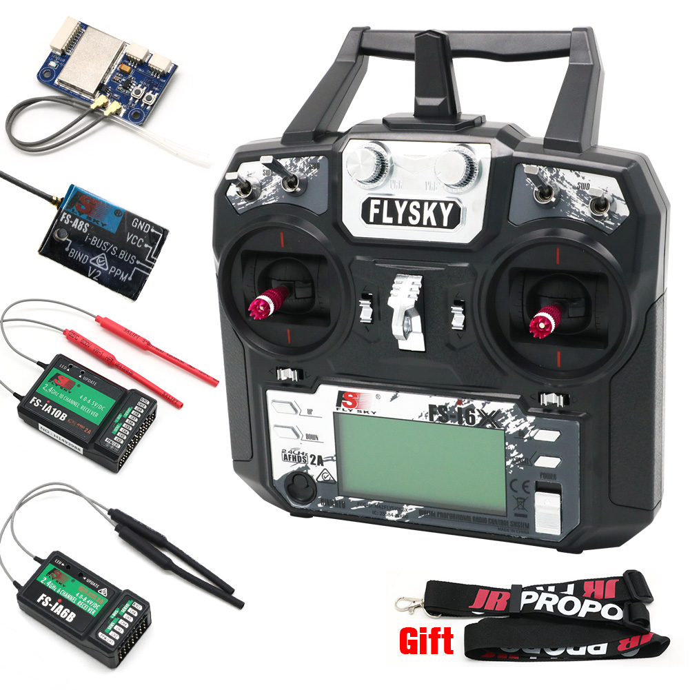Drone Rc Transmitter And Receiver - FLYSKY FS-i6X FS i6X 10CH 2.4GHz