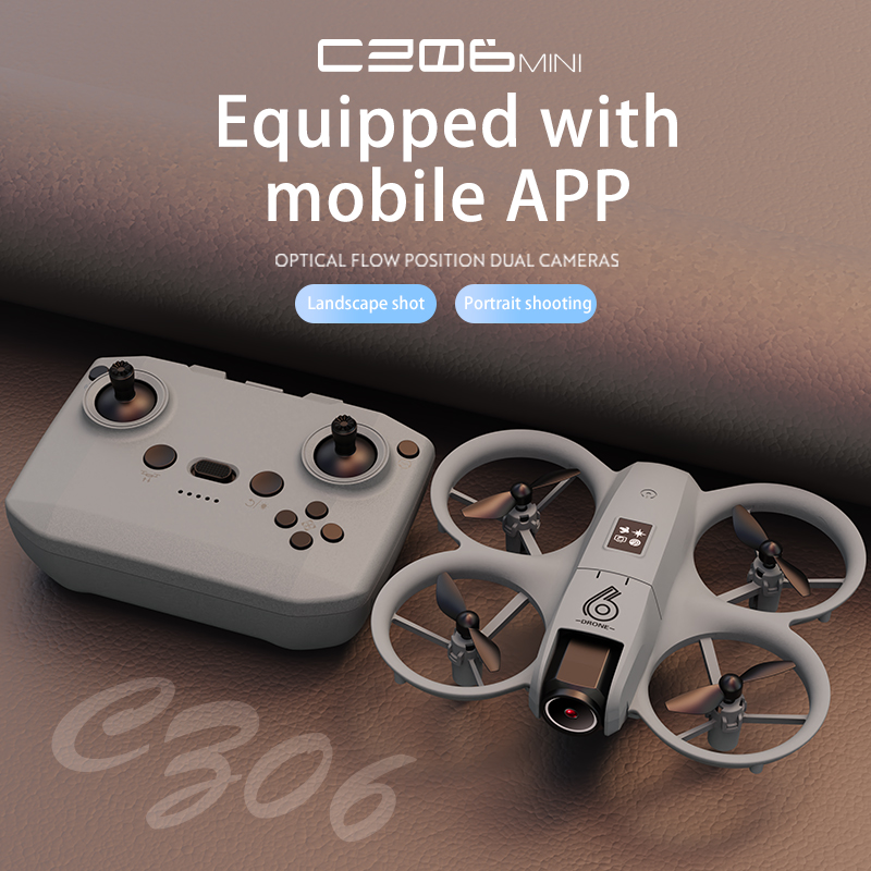 Drone X1 Rc - CZ06 Mini With LED Foldable Drone