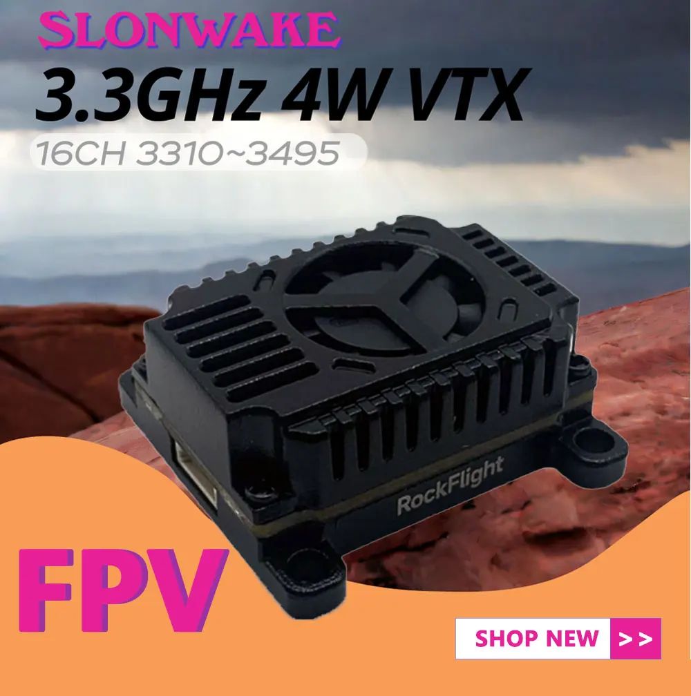 SLONWAKE FPV 3.3G 16CH 4000mW  - đánh giá và giá Drone Rc Transmitter And Receiver