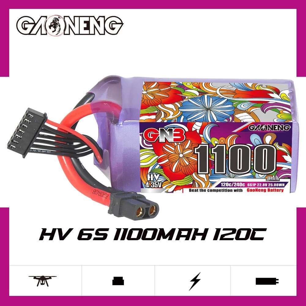 2Pcs GNB 6S Lipo Battery 22.8V - đánh giá và giá Analog Fpv Transmitter