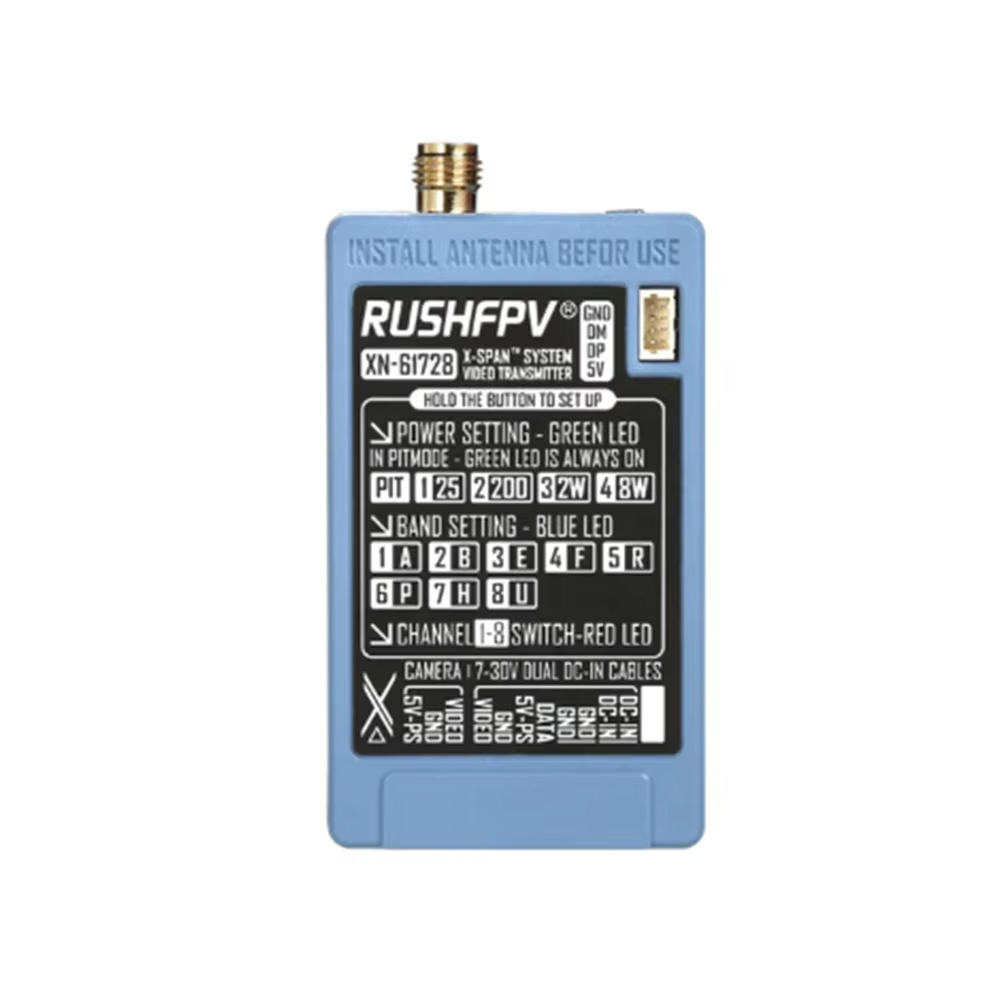 RUSHFPV 6.1‑7.2G 8W X61728 VTX - đánh giá và giá Drone Rc Transmitter And Receiver