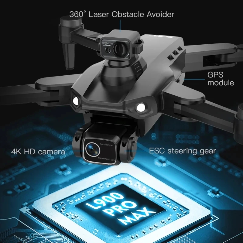 L900 Pro MAX GPS Drone 4K Prof - đánh giá và giá Drone App Rc Fpv