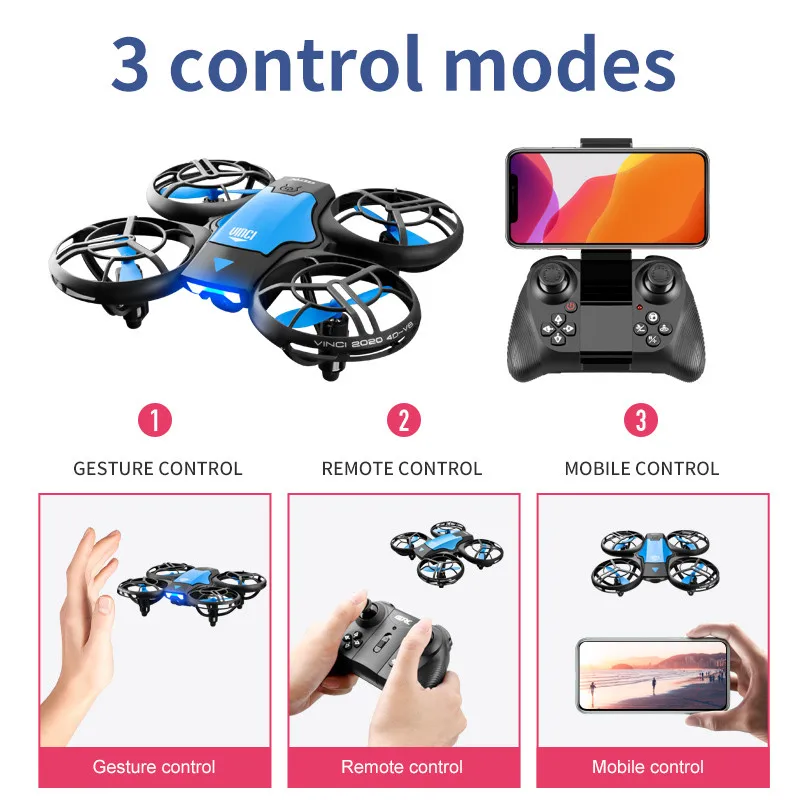 V8 New Mini Drone 4K Professio - đánh giá và giá Drone App Rc Fpv