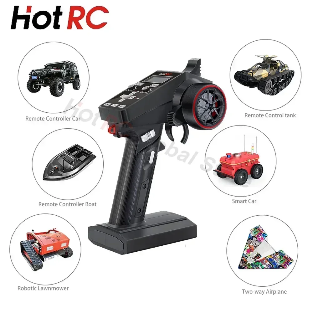HotRC CT-6A 2.4G 6CH 6 Channel - đánh giá và giá Drone Rc Transmitter And Receiver