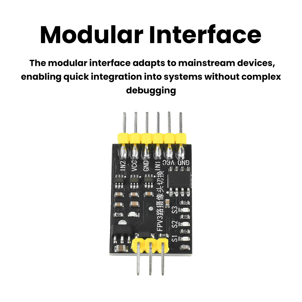 DC5-12V 3-Channel Video Switch - đánh giá và giá Drone Switch Rc