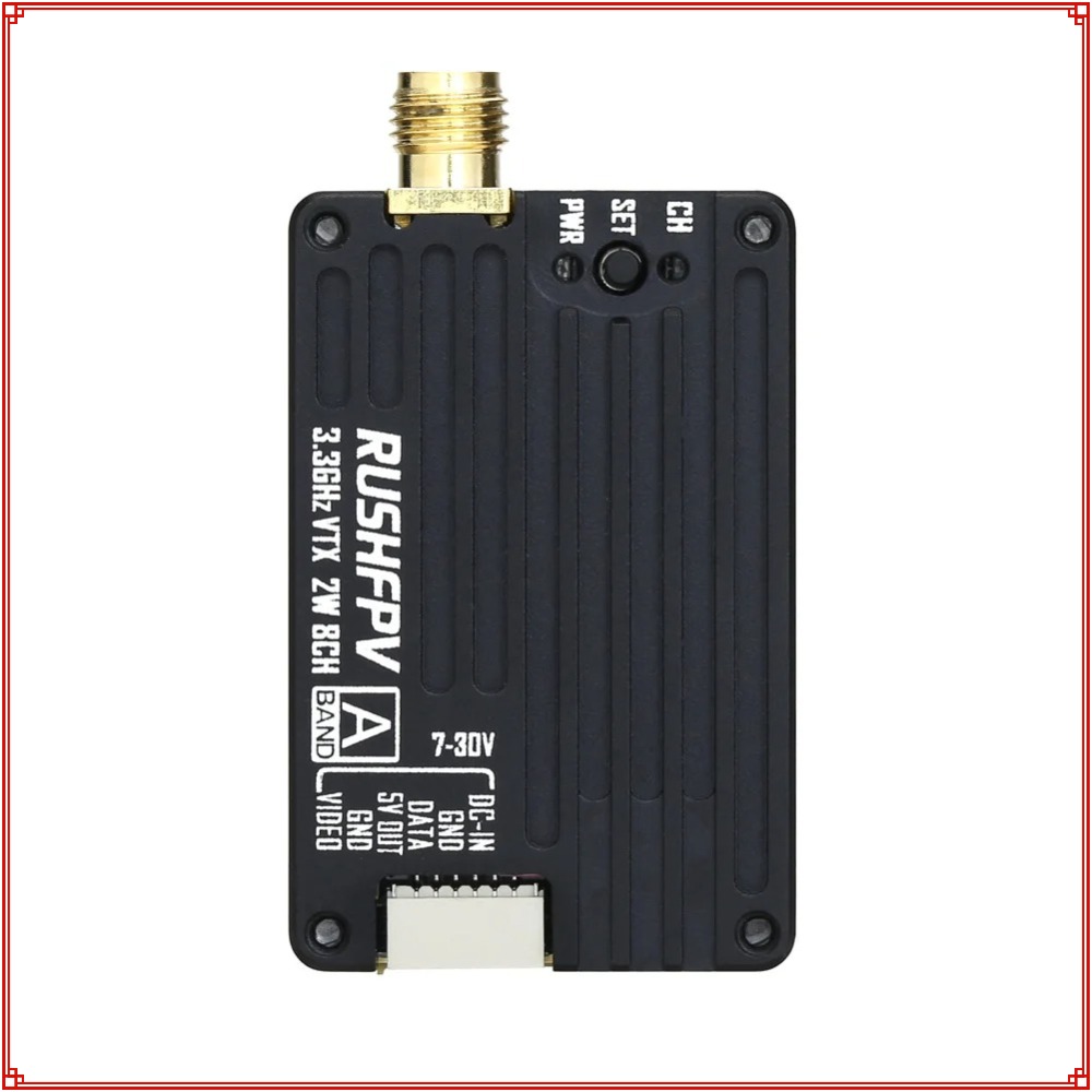 2026 New RUSHFPV 3.3G 2W VTX T - đánh giá và giá Drone Rc Transmitter And Receiver