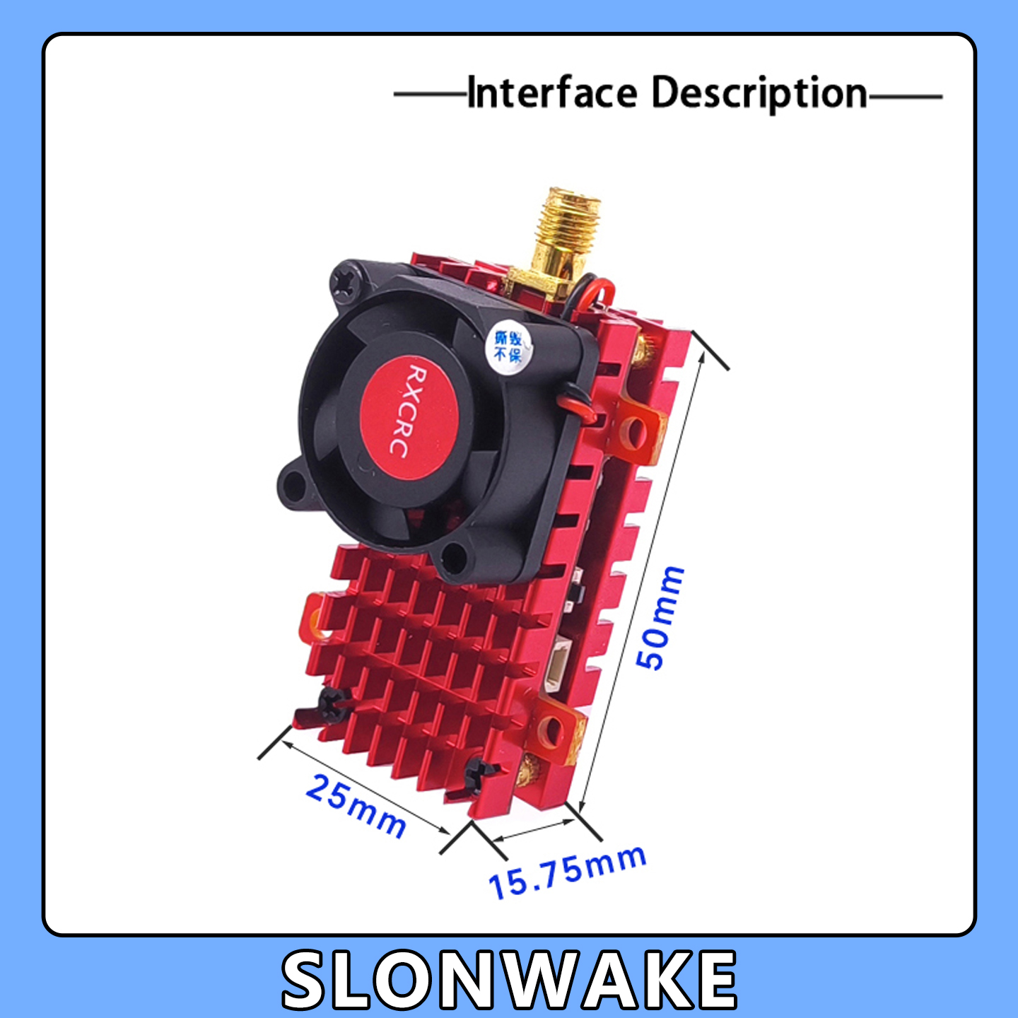 SLONWAKE 5.8G 2W VTX FPV 1800T - đánh giá và giá Drone Rc With Camera