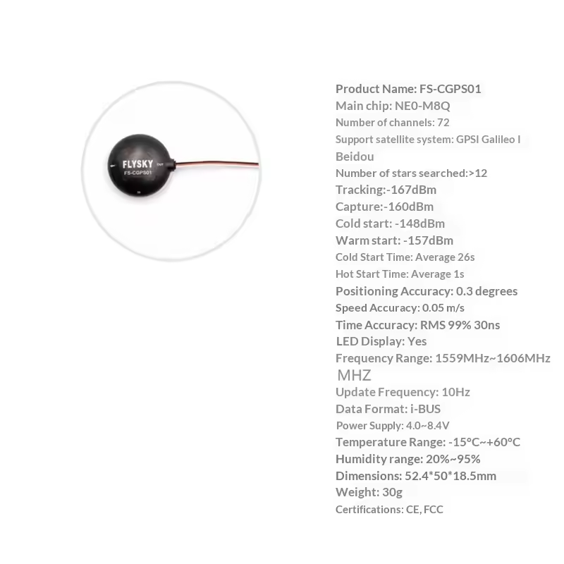 Flysky FS-G11P GPS FS-CGPS01 7 - đánh giá và giá Plane Drone Rc