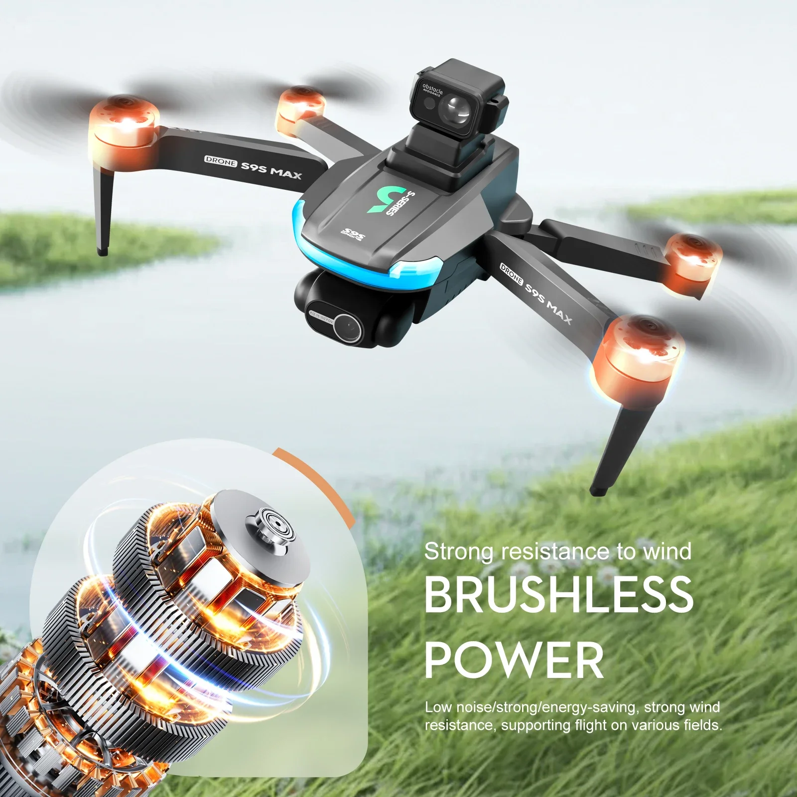 NEW S9S MAX MINI Drone 4K 2-Ax - đánh giá và giá Drone Rc Ufo