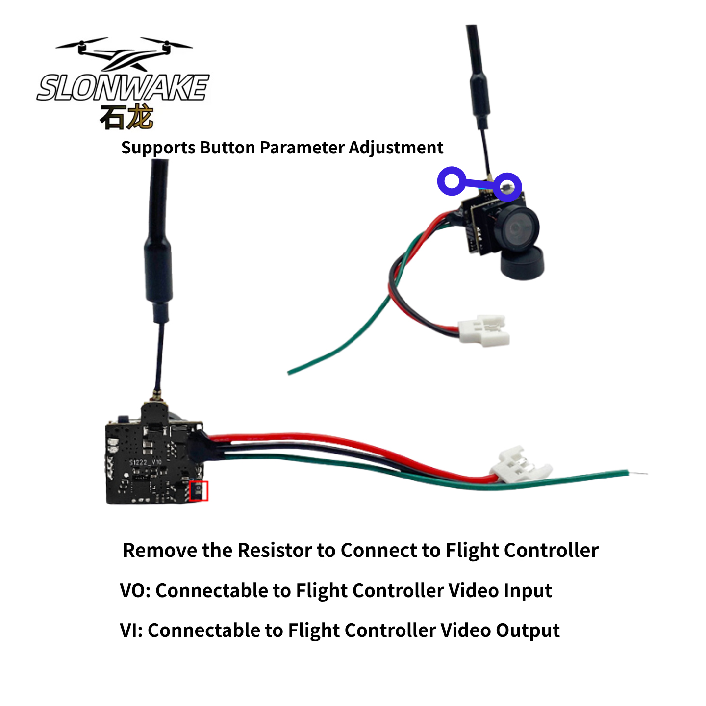 SLONWAKE 5.8G Analog Video Tra - đánh giá và giá Drone Rc With Camera