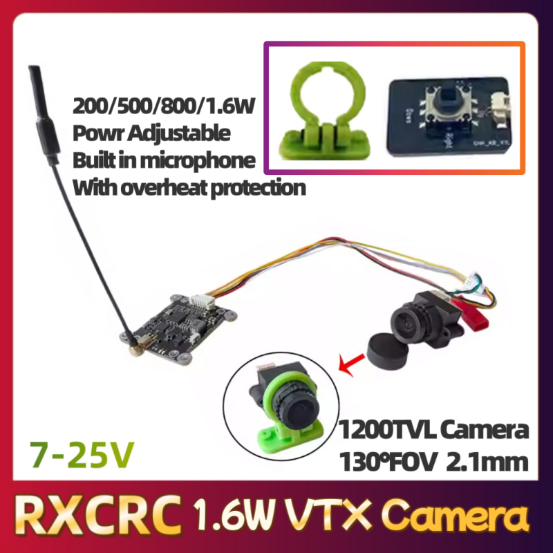 RXCRC 5.8G Module 48CH 1.6W VT - đánh giá và giá Drone Rc Transmitter And Receiver