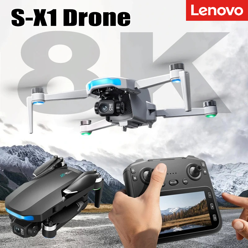Lenovo S-X1 Drone 8K HD Profes - đánh giá và giá Drone X1 Rc