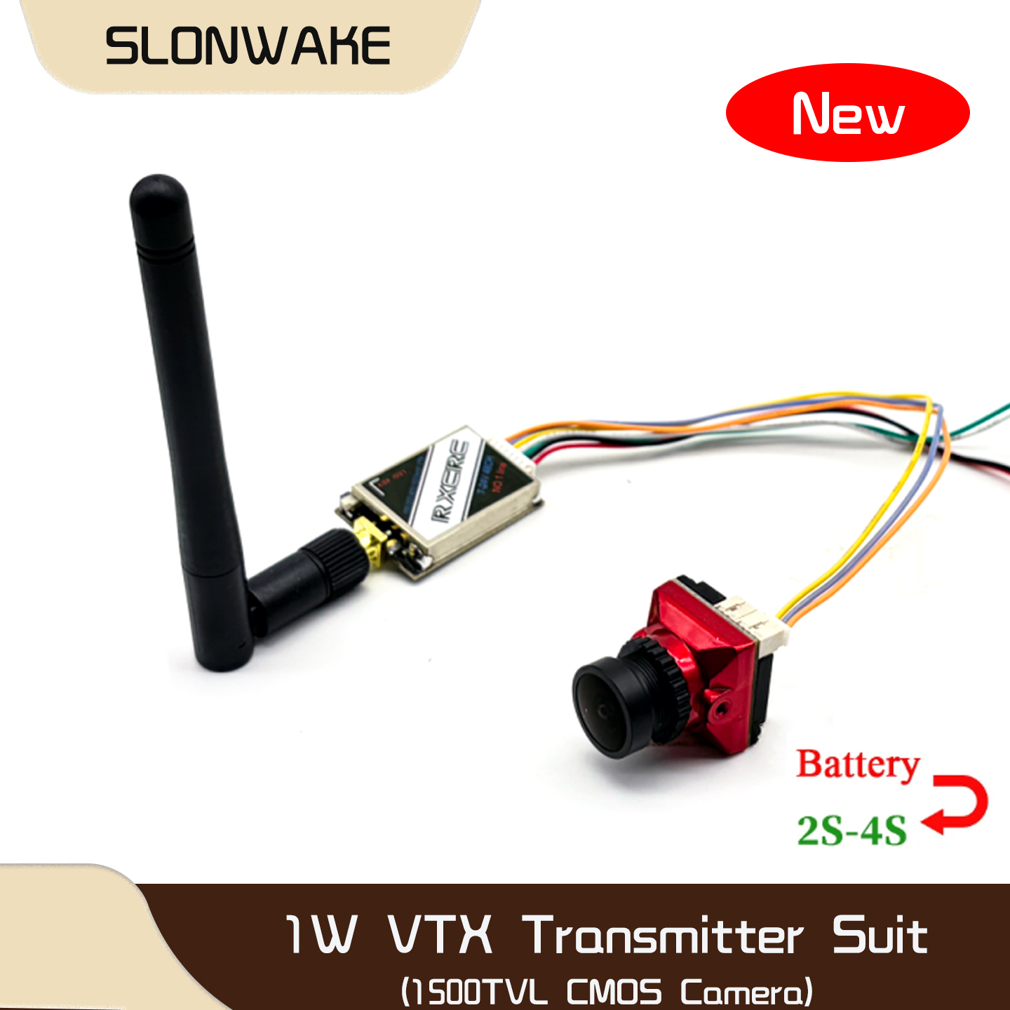 SLONWAKE  5.8G 48CH 1W VTX 100 - đánh giá và giá Drone Rc Transmitter And Receiver