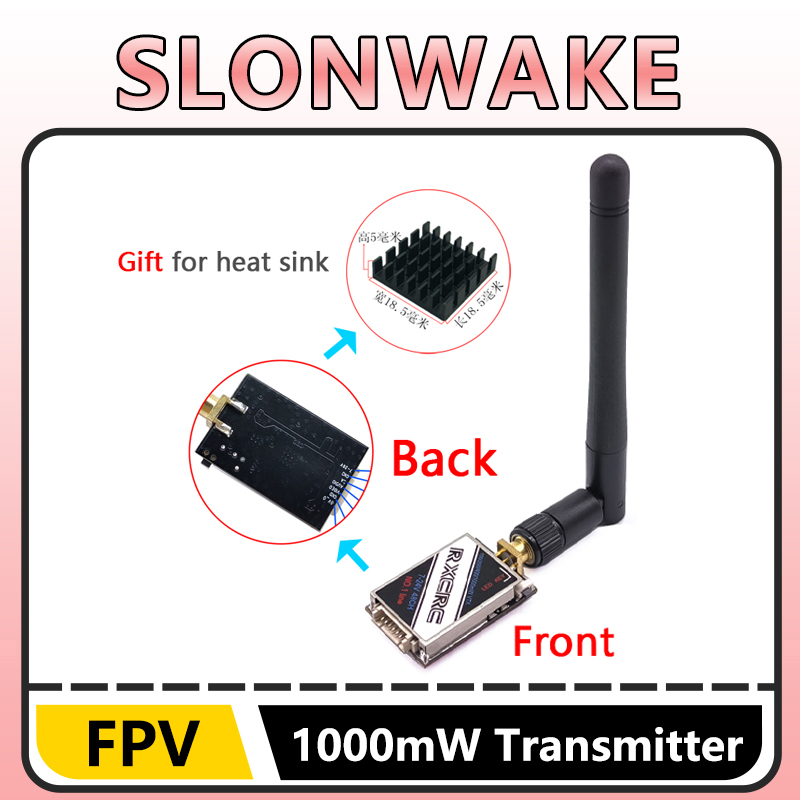 SLONWAKE  5.8G 48CH 1W VTX 100 - đánh giá và giá Drone Rc Transmitter And Receiver