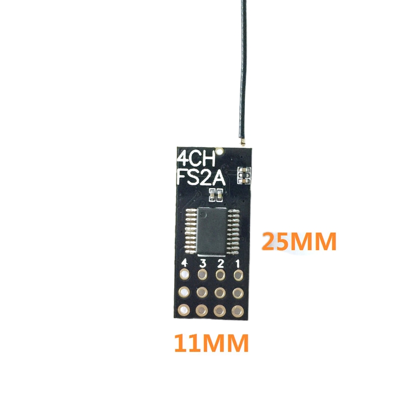 Flysky FS2A Mini Receiver 4CH  - đánh giá và giá Drone Rc Battery