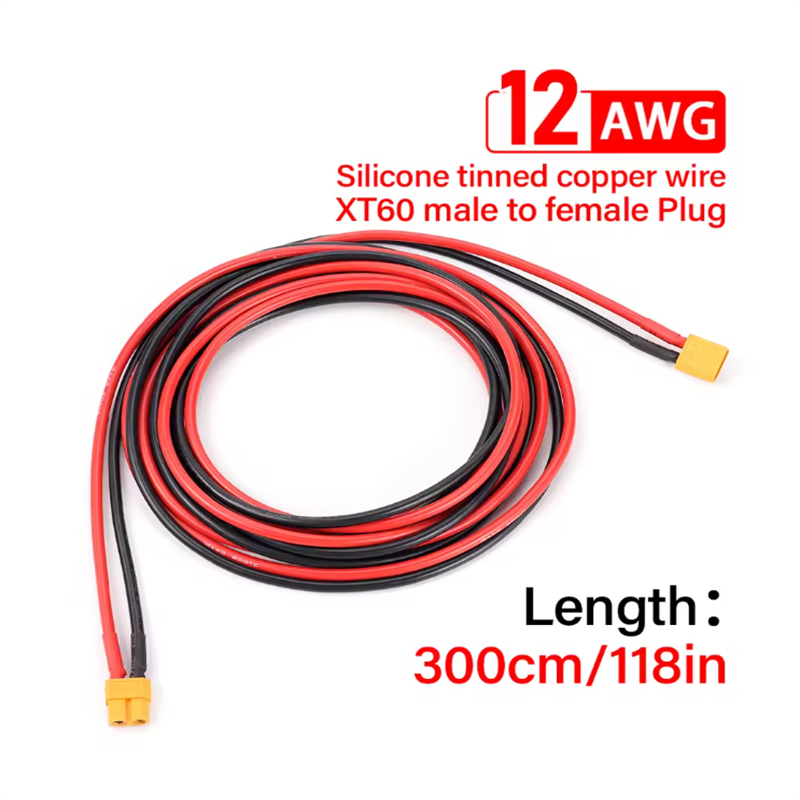 12AWG XT60 Male Female Convers - đánh giá và giá Drone Rc Link