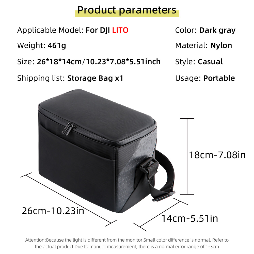 Carrying Case for DJI Lito X1  - đánh giá và giá Drone X1 Rc