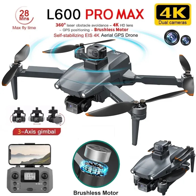 L600 PRO MAX GPS Drone Profess - đánh giá và giá Drone App Rc Fpv