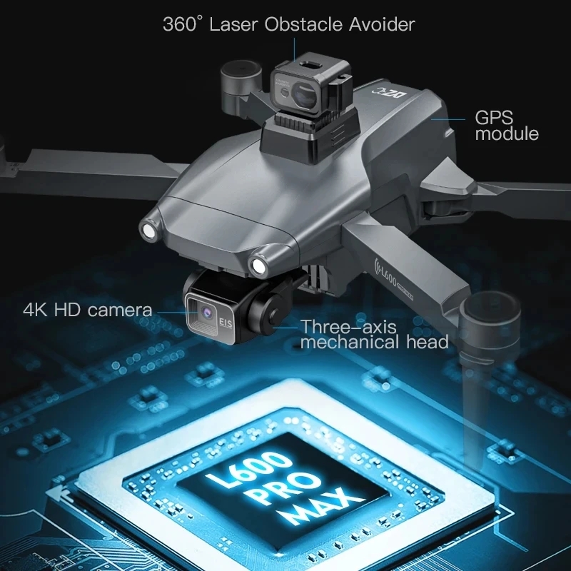 L600 PRO MAX GPS Drone Profess - đánh giá và giá Drone App Rc Fpv
