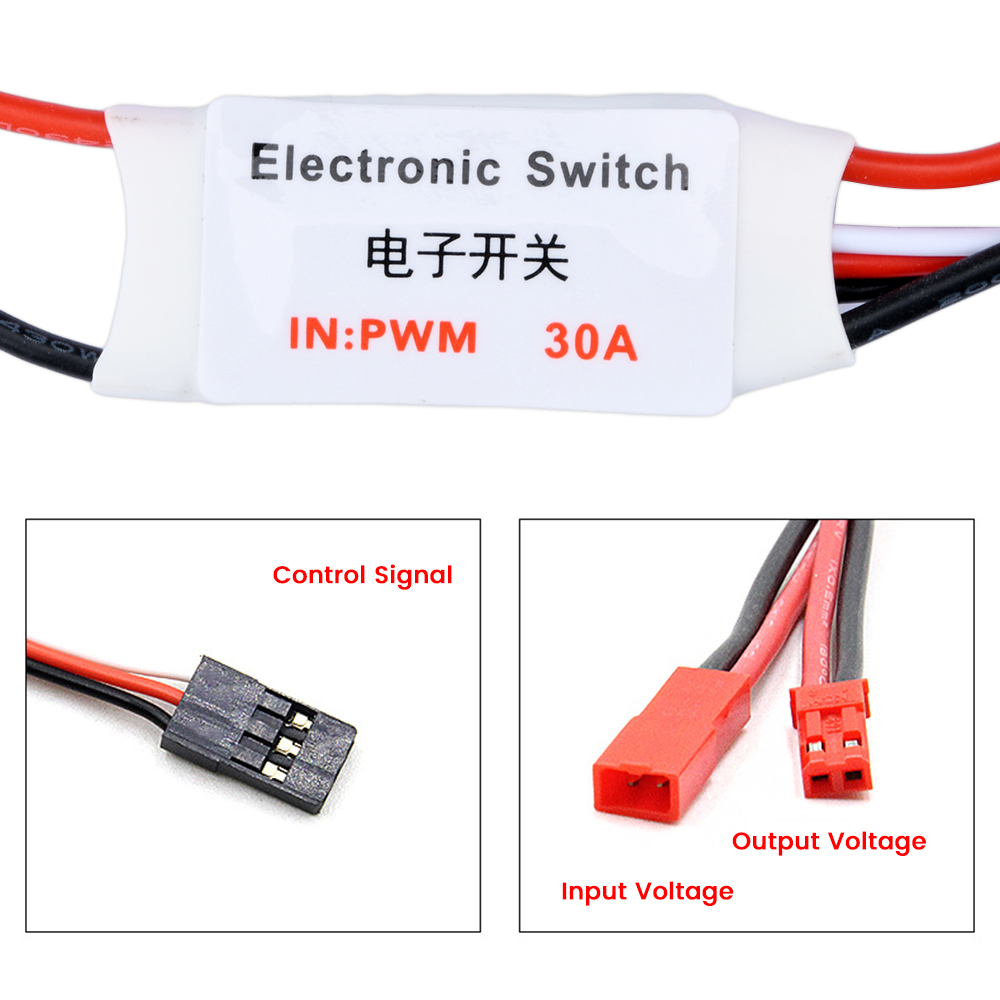 2~30A High Current Remote Cont - đánh giá và giá Drone Switch Rc