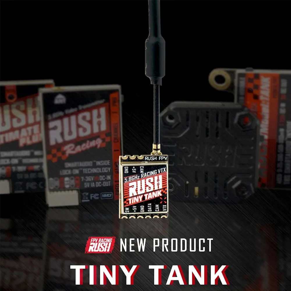 RUSHFPV Tiny Tank VTX 5.8GHz 3 - đánh giá và giá Analog Fpv Transmitter