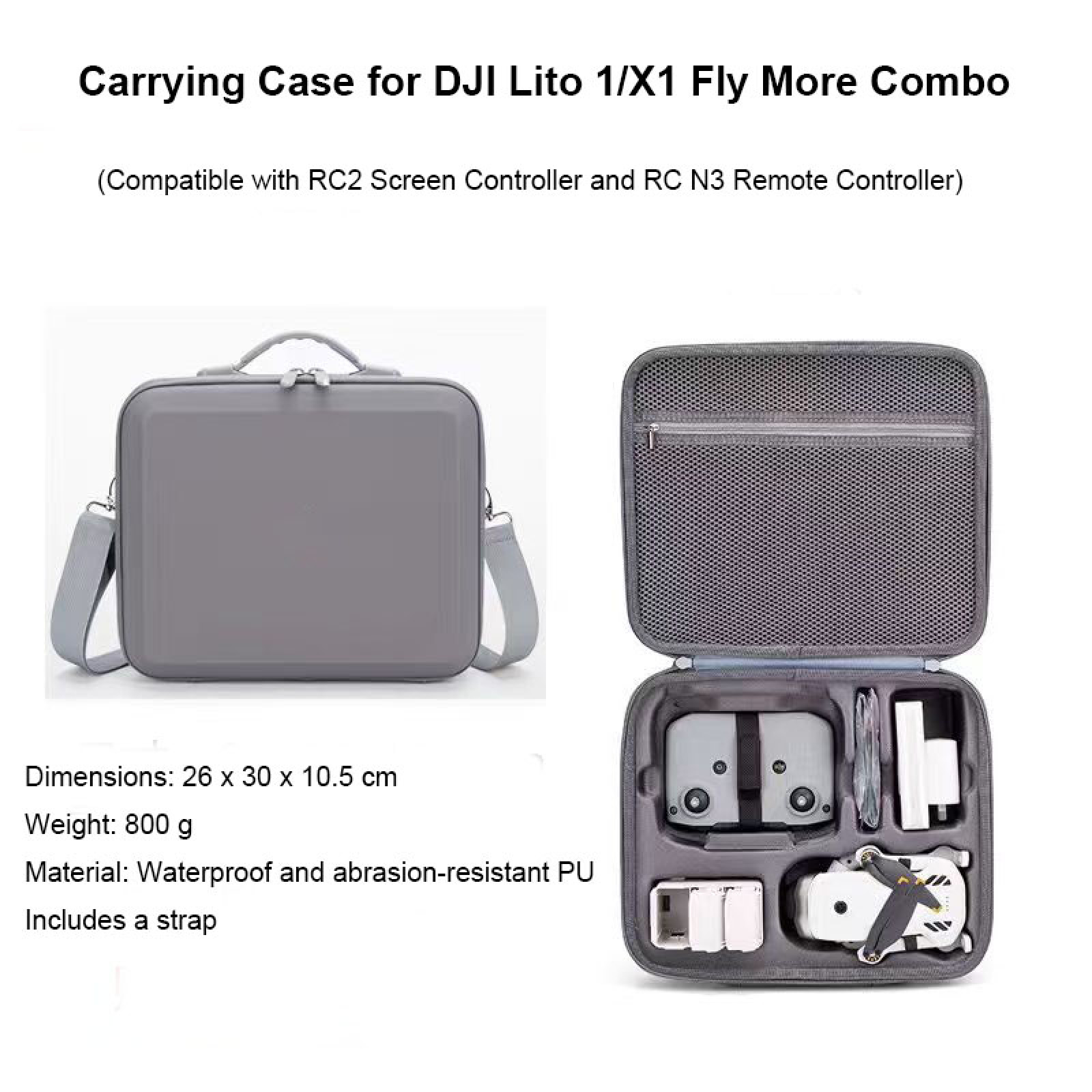 Watrtproof Carrying Case for D - đánh giá và giá Drone X1 Rc