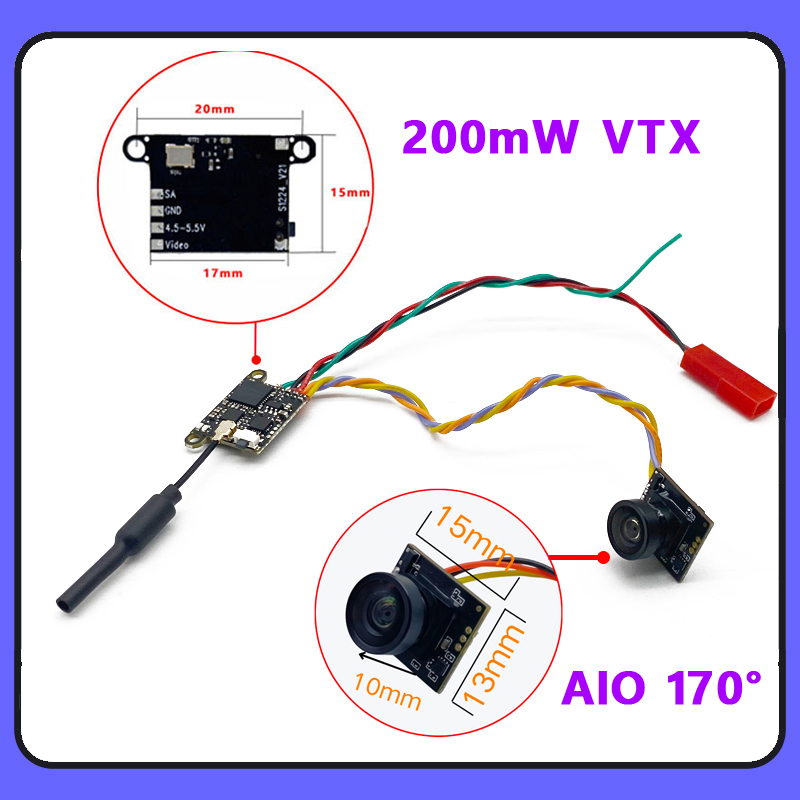 SLONWAKE 5.8G 1200TVL FPV Came - đánh giá và giá Drone Rc Transmitter And Receiver