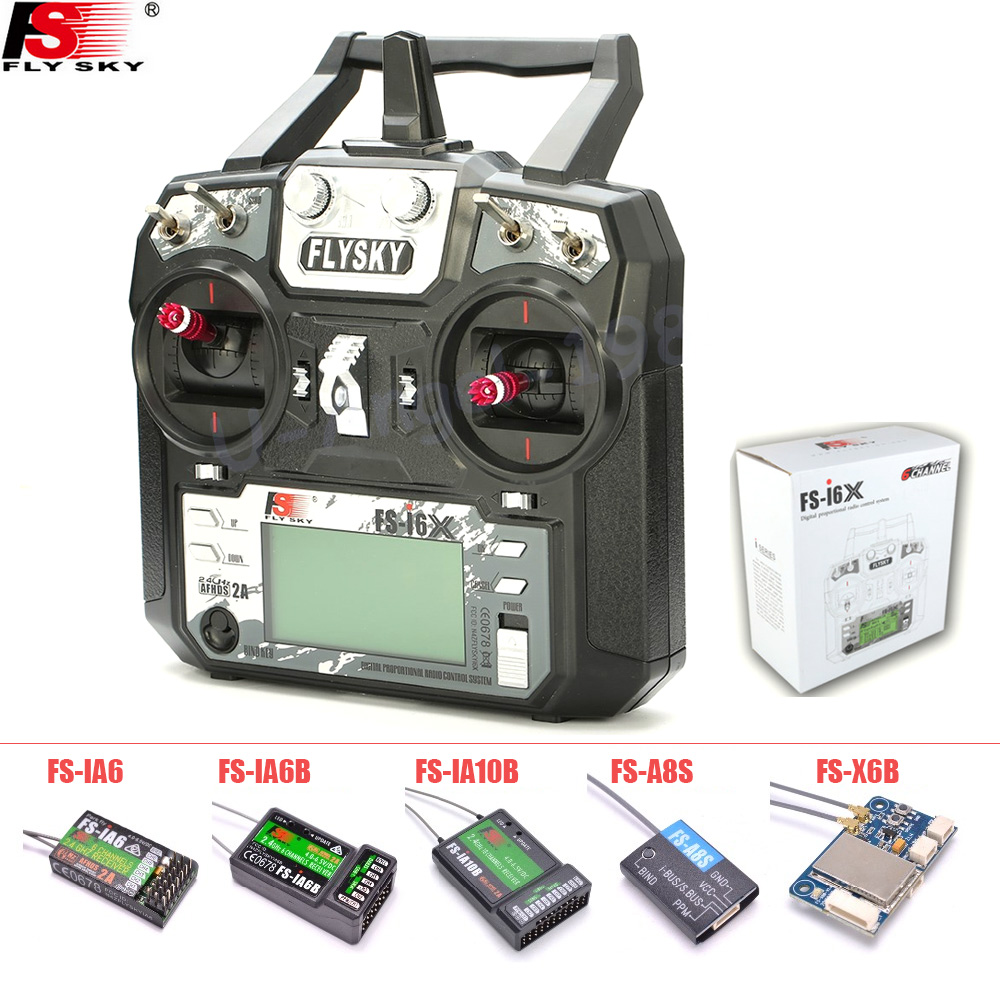 FLYSKY FS-i6X FS i6X 10CH 2.4G - đánh giá và giá Drone Rc Transmitter And Receiver