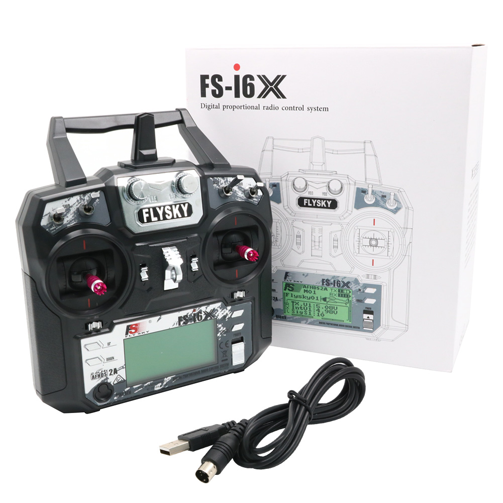 FLYSKY FS-i6X FS i6X 10CH 2.4G - đánh giá và giá Drone Rc Transmitter And Receiver