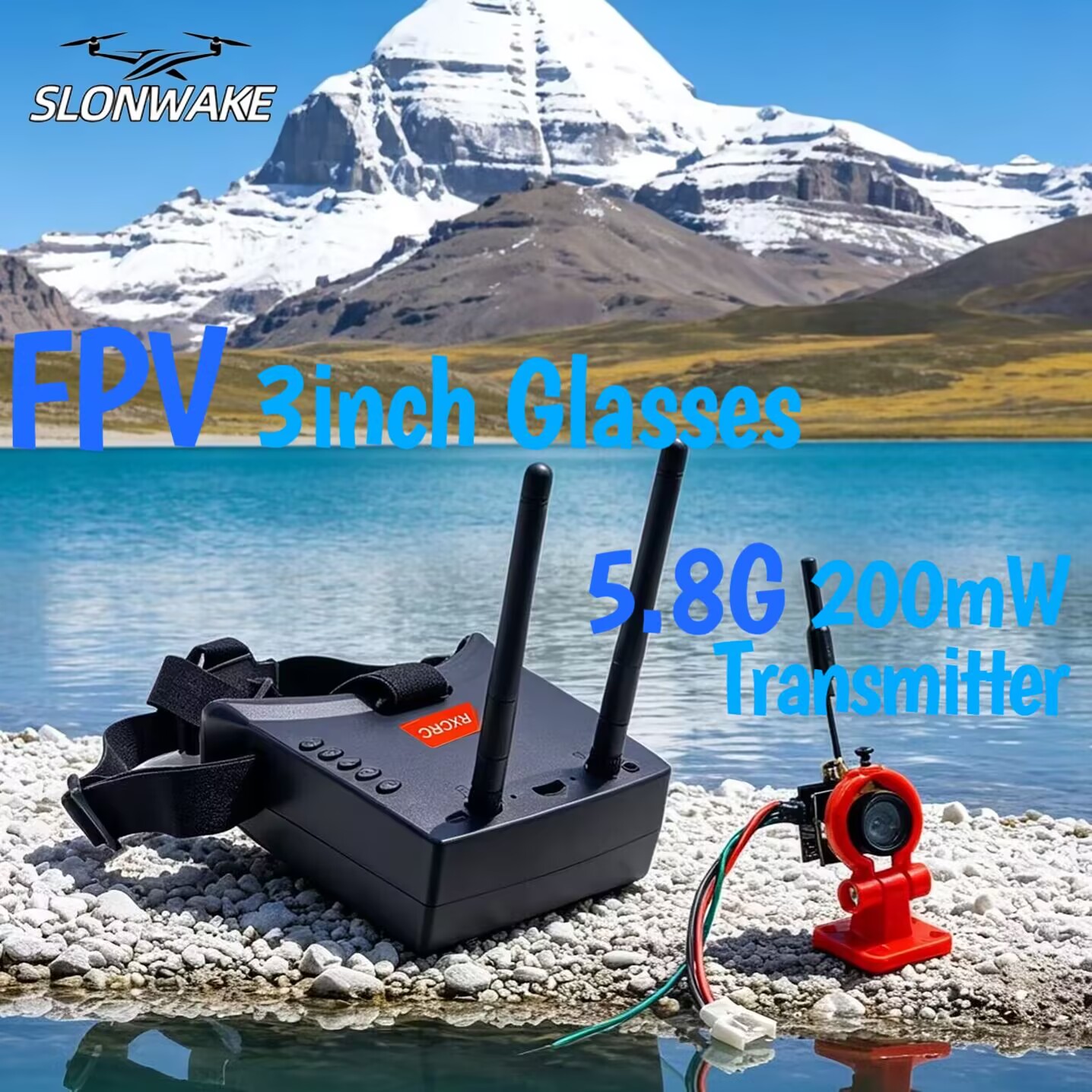 SLONWAKE 5.8G Analog VTX Trans - đánh giá và giá Drone Rc With Camera