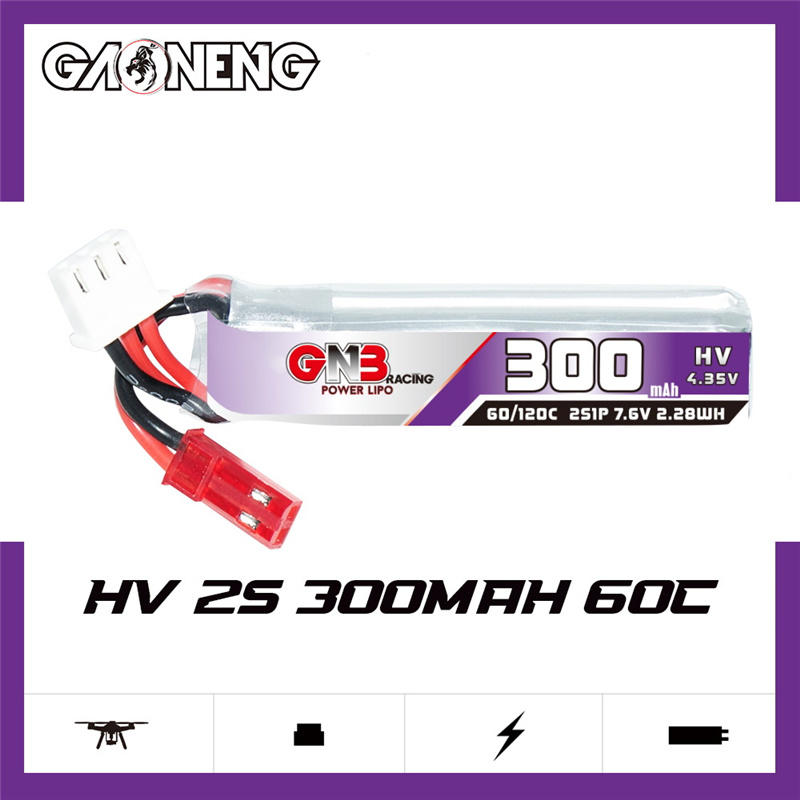 GAONENG GNB 2S 7.6V 300mAh 60C - đánh giá và giá Analog Fpv Transmitter